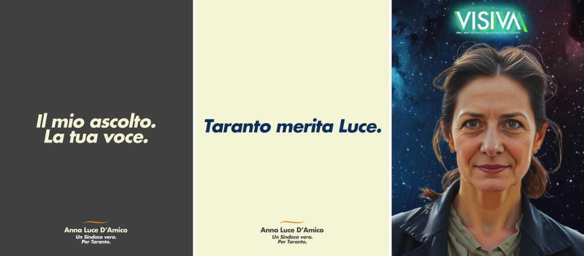 Anna Luce D’Amico è un progetto da una parte legato al marketing politico classico e al contempo una piattaforma civica di confronto che attraverso una candidata virtuale per le prossime elezioni del comune di Taranto