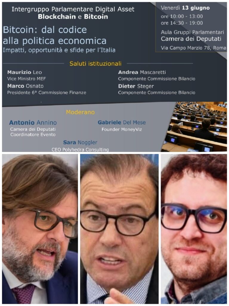 Camera Deputati Roma. Convegno “Bitcoin: dal codice alla politica economica…” | POLITICAdeMENTE