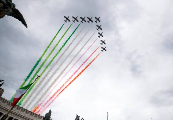 4 novembre Festa Nazionale, annullato sorvolo Frecce Tricolori a Roma