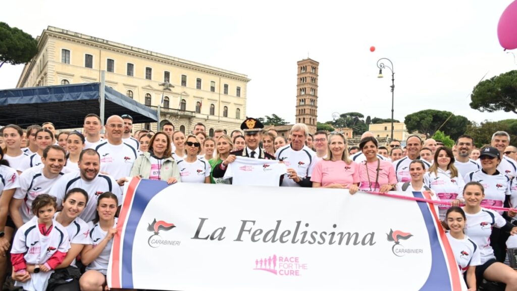 Roma Race for the cure, un premio alla «Fedelissima», la nuova squadra dei carabinieri