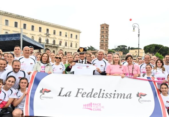 Roma Race for the cure, un premio alla «Fedelissima», la nuova squadra dei carabinieri